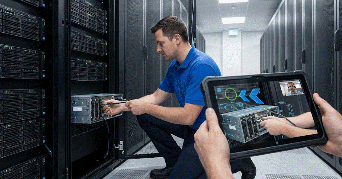 Augmented reality remote assistance in the field